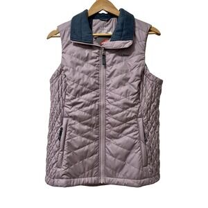 LL Bean Womens‎ Quilted Fleece Lined Full Zip Pimaloft Vest Size M Gorpcore NWT